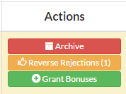 Reverse Rejections