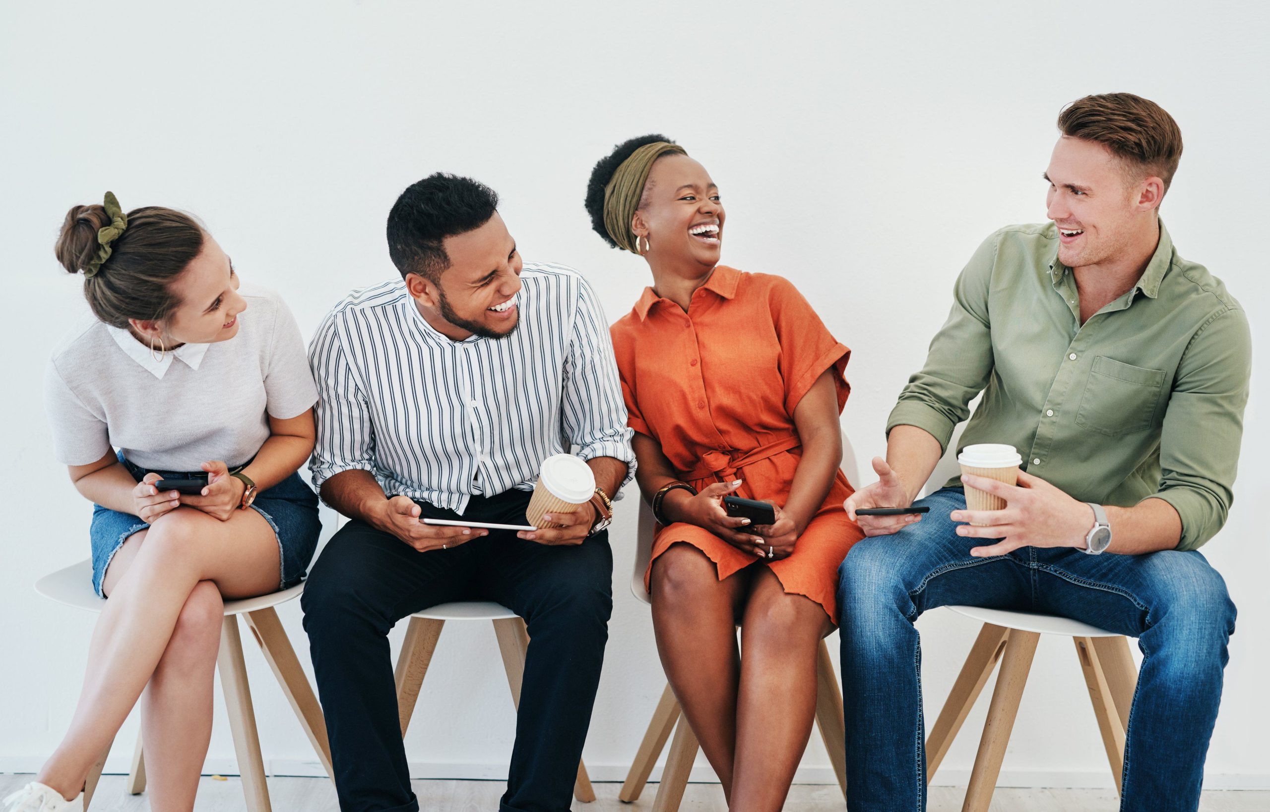 Conceptual image representing social psychology research showing a network of interconnected people silhouettes, symbolizing the study of social influence and human behavior within society
