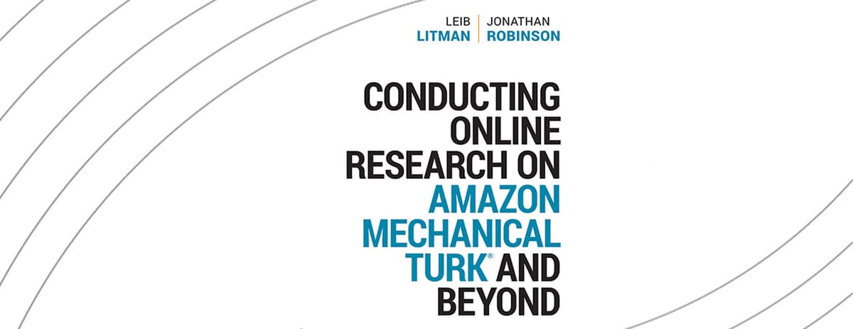 Conducting Online Research on Amazon Mechanical Turk and Beyond — book cover